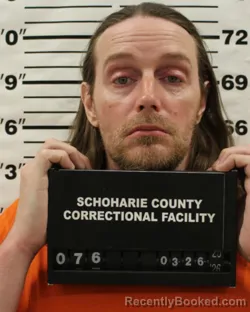 Mugshot of BRANDON ISAIAH ABBOTT booked in Schoharie County, New York on March 26, 2026