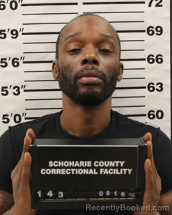 Booking photo from Schoharie County, New York