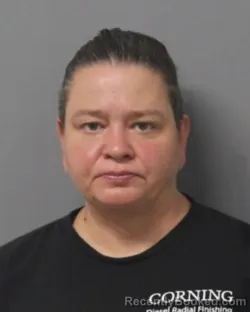 Mugshot of Christina Ann Heffron booked in Steuben County, New York on September 10, 2026