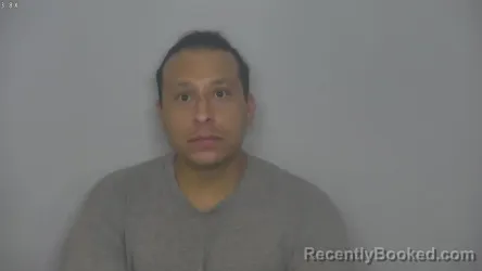 Mugshot of Andrew Mark Diaz booked in Burleigh County, North Dakota on August 29, 2026