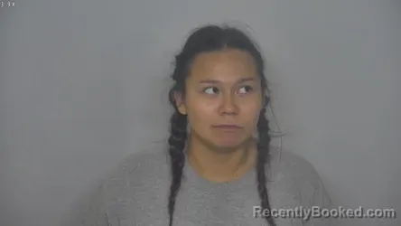 Mugshot of Ashantay Marie Innis booked in Burleigh County, North Dakota on August 29, 2026