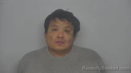 Mugshot of Andrew Frank Runninghawk booked in Burleigh County, North Dakota on September 9, 2026