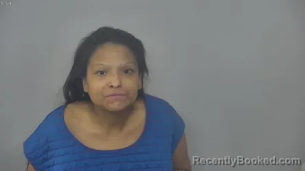 Mugshot of AMY JOCLAIRE STJOHN booked in Burleigh County, North Dakota on May 7, 2026