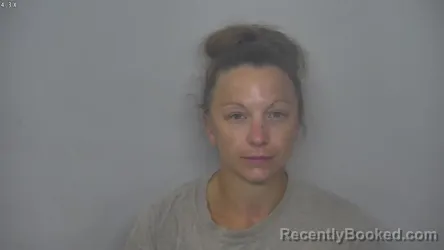 Mugshot of ASHLEY MARIE THOMMES booked in Burleigh County, North Dakota on July 10, 2026