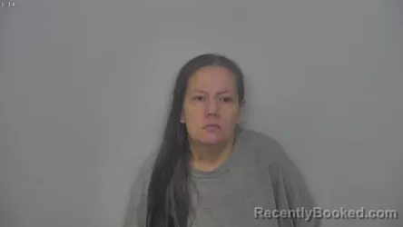 Mugshot of Christine Louise Sittingbear booked in Burleigh County, North Dakota on August 26, 2026