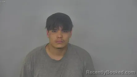 Mugshot of DAKOTAH AIDEN AMOS booked in Burleigh County, North Dakota on June 20, 2026