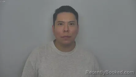Mugshot of Daniel Lee Lewis booked in Burleigh County, North Dakota on August 24, 2026