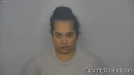 Mugshot of Eldalyn Simina Santipas booked in Burleigh County, North Dakota on August 30, 2026