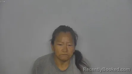 Mugshot of Flora Margaret Eaglechasing booked in Burleigh County, North Dakota on August 29, 2026