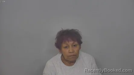 Mugshot of Georgina Alberta Twoshields booked in Burleigh County, North Dakota on September 8, 2026
