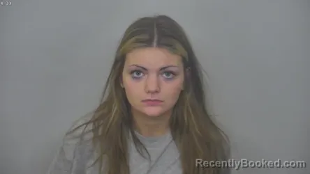 Mugshot of HAILIE MARIE LEACH booked in Burleigh County, North Dakota on March 16, 2026