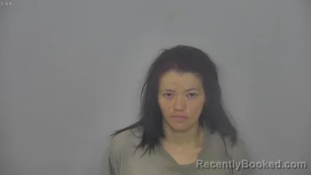 Mugshot of HARLENE BILLIE PELTIER booked in Burleigh County, North Dakota on March 26, 2026