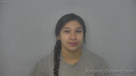 Mugshot of JENNAVIEVE MARGARETTE AZURE booked in Burleigh County, North Dakota on March 12, 2026