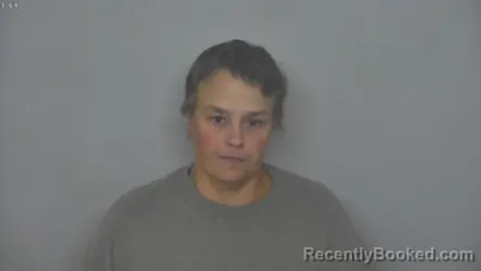 Mugshot of JACKIE DEE ABRAHAMSON booked in Burleigh County, North Dakota on April 2, 2026