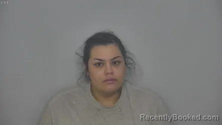 Mugshot of JAZMINE FRANCINE COUTURE booked in Burleigh County, North Dakota on April 2, 2026