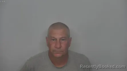 Mugshot of Jeffrey Alan Creasey booked in Burleigh County, North Dakota on August 27, 2026