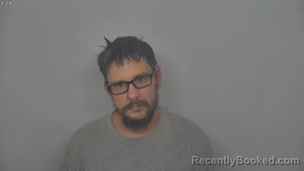Mugshot of JESSE WILLIAM GLANVILLE booked in Burleigh County, North Dakota on July 8, 2026