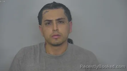 Mugshot of JORDAN ANDRES VALENZUELA booked in Burleigh County, North Dakota on March 29, 2026