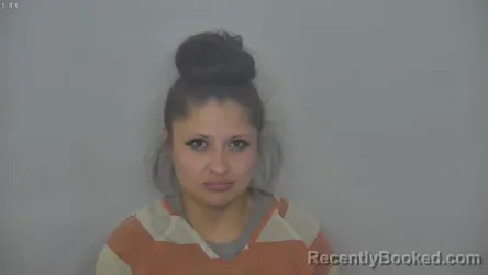 Mugshot of KALEIGH JO CROWGHOST booked in Burleigh County, North Dakota on May 2, 2026
