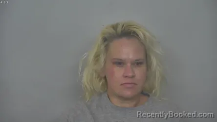 Mugshot of KELLIE KATHLEEN MCAULIFFE booked in Burleigh County, North Dakota on March 29, 2026