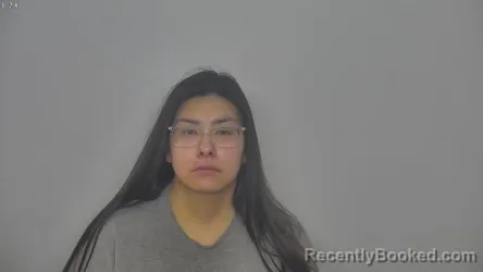 Mugshot of MARIA ROSE ALBERTS booked in Burleigh County, North Dakota on April 28, 2026