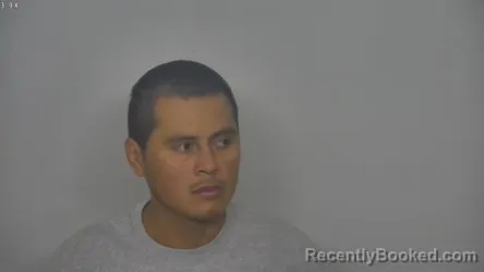 Mugshot of MOISES ORLANDO AQUINOTORRES booked in Burleigh County, North Dakota on July 7, 2026