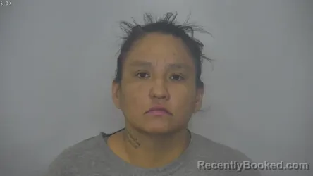 Mugshot of MARCIE LYNN MARSHALL booked in Burleigh County, North Dakota on March 8, 2026