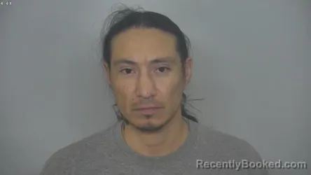 Mugshot of STEVE LOUIS CHARGINGEAGLE booked in Burleigh County, North Dakota on April 3, 2026