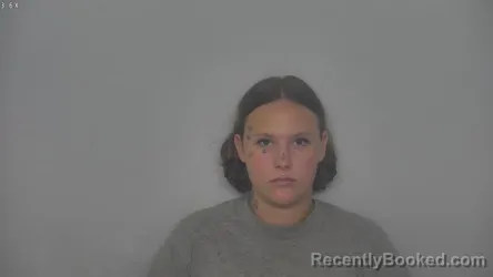 Mugshot of Sydney Renee Lee booked in Burleigh County, North Dakota on August 24, 2026