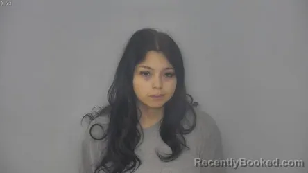 Mugshot of Tiana Audrina Blackhoop booked in Burleigh County, North Dakota on August 15, 2026