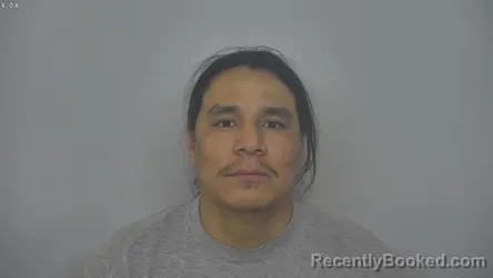 Mugshot of TERRY JOE HOLYELKFACE booked in Burleigh County, North Dakota on March 28, 2026