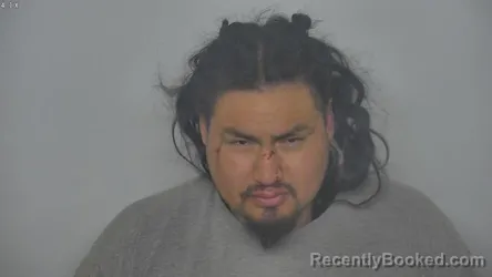 Mugshot of TROY KEVIN YAZZIE booked in Burleigh County, North Dakota on March 24, 2026