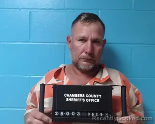 Mugshot of Glen Edmond Willcox booked in Chambers County, Texas on June 29, 2026