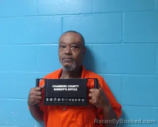Mugshot of Donnel Lee Haskins booked in Chambers County, Texas on May 20, 2026