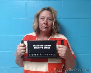 Mugshot of Azalie Destin Goode booked in Chambers County, Texas on May 13, 2026