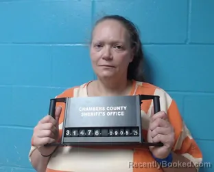 Mugshot of Beverly Duff booked in Chambers County, Texas on September 5, 2026