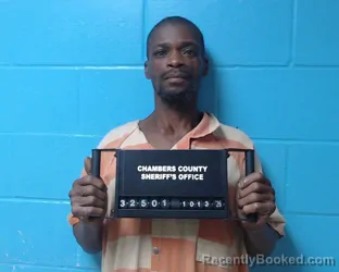 Mugshot of Kenneth Earl Lewis booked in Chambers County, Texas on October 13, 2026