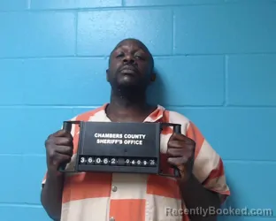 Mugshot of Derick Dwane Arvie booked in Chambers County, Texas on April 9, 2026