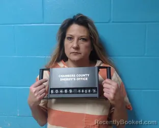 Mugshot of Karen Lavelle Tiemann booked in Chambers County, Texas on March 22, 2026