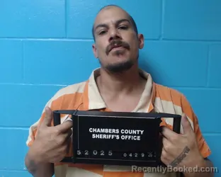 Mugshot of Jason Christopher Landin booked in Chambers County, Texas on April 28, 2026