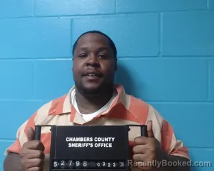 Mugshot of Aaron Lionel Stelly booked in Chambers County, Texas on March 23, 2026