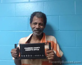 Mugshot of John Edward Moore booked in Chambers County, Texas on May 20, 2026