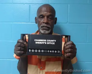 Mugshot of Grady Christopher Williams booked in Chambers County, Texas on April 30, 2026