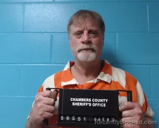 Mugshot of John Caldon Duhon booked in Chambers County, Texas on April 29, 2026