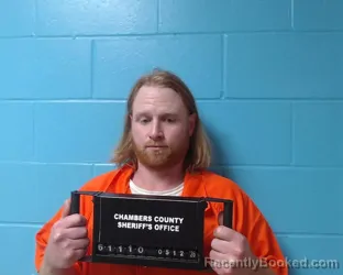 Mugshot of Dillon Odell Brent booked in Chambers County, Texas on May 12, 2026