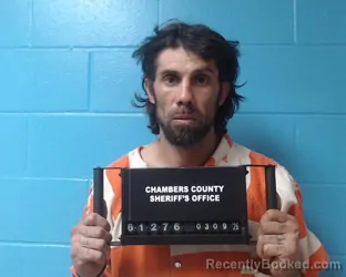 Mugshot of Gage Ballon Badeaux booked in Chambers County, Texas on March 9, 2026