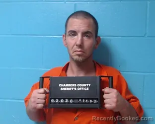 Mugshot of Joseph Lendoll Mixon booked in Chambers County, Texas on July 10, 2026