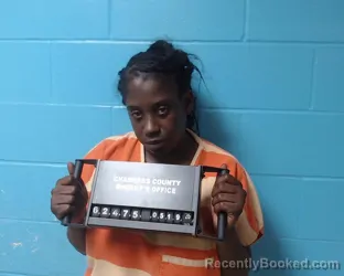 Mugshot of Dajia Nicole Butler booked in Chambers County, Texas on May 19, 2026