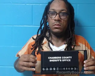Mugshot of Taylor Lamar Smith booked in Chambers County, Texas on July 10, 2026