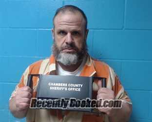 Booking photo from Chambers County, Texas